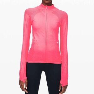 Lululemon For The Chill Of It Jacket Heartthrob Size 8